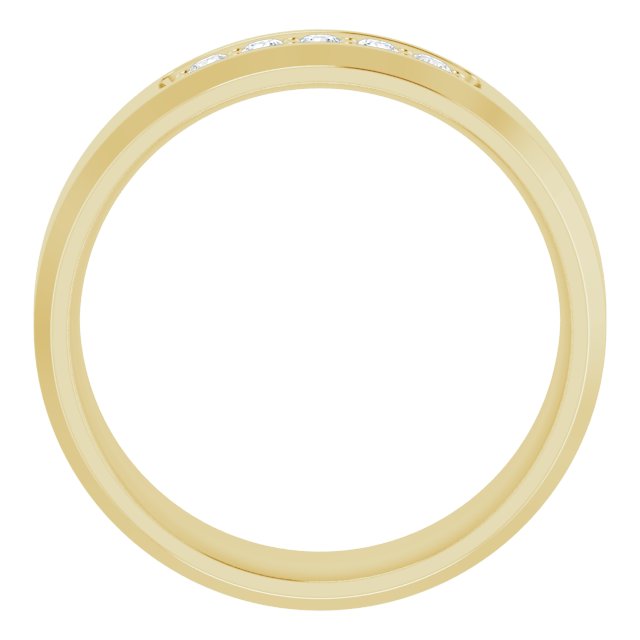 14K Yellow 1/6 CTW Lab-Grown Diamond Band