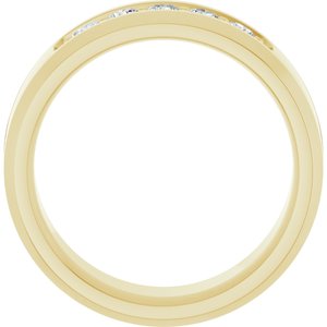 14K Yellow 1/2 CTW Lab-Grown Diamond Band