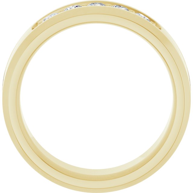14K Yellow 1/2 CTW Lab-Grown Diamond Band