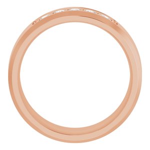 14K Rose 1/6 CTW Lab-Grown Diamond Band