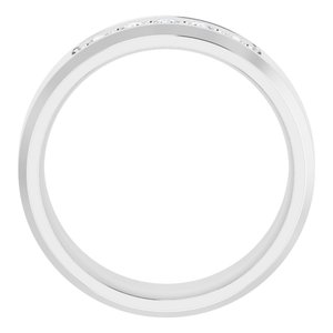 14K White 1/6 CTW Lab-Grown Diamond Band