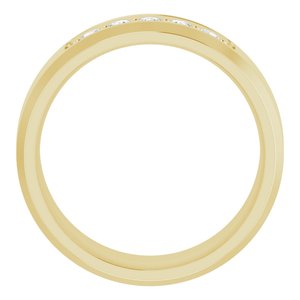 14K Yellow 1/6 CTW Lab-Grown Diamond Band