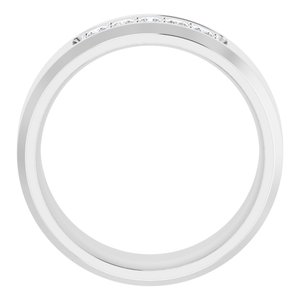 14K White 1/5 CTW Lab-Grown Diamond Band