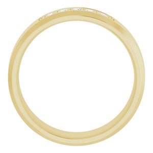 14K Yellow 1/6 CTW Lab-Grown Diamond Band