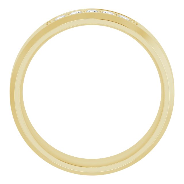 14K Yellow 1/6 CTW Lab-Grown Diamond Band