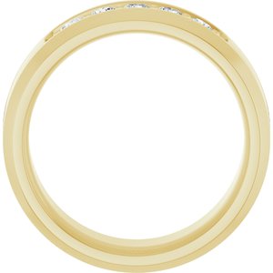14K Yellow 1/6 CTW Lab-Grown Diamond Band