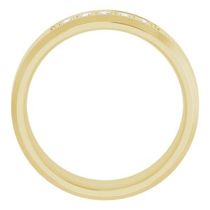 14K Yellow 1/6 CTW Lab-Grown Diamond Band