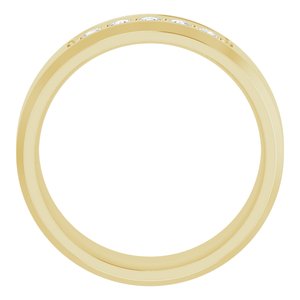 14K Yellow 1/6 CTW Lab-Grown Diamond Band