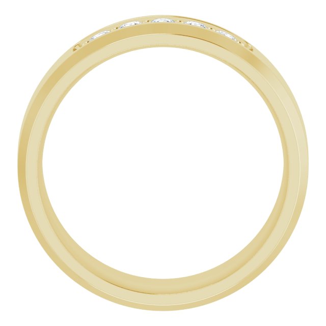 14K Yellow 1/6 CTW Lab-Grown Diamond Band