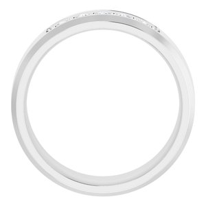 14K White 1/6 CTW Lab-Grown Diamond Band
