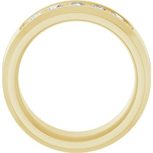 14K Yellow 1/2 CTW Lab-Grown Diamond Band