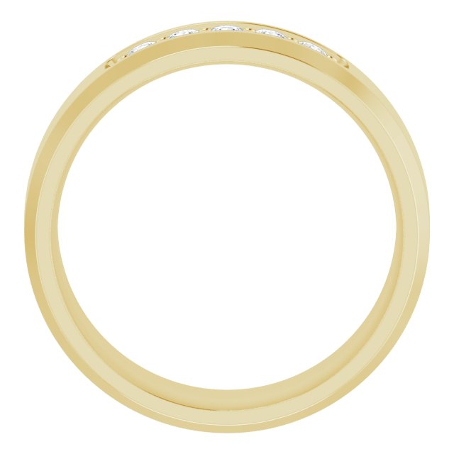 14K Yellow 1/6 CTW Lab-Grown Diamond Band