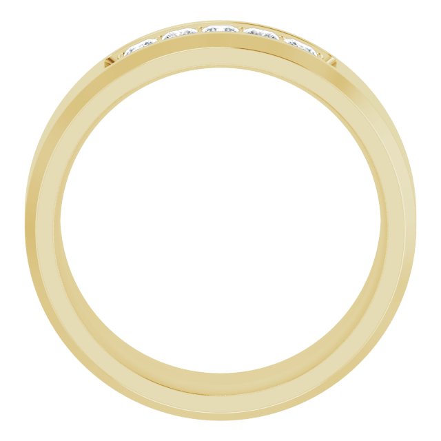 14K Yellow 1/2 CTW Lab-Grown Diamond Band