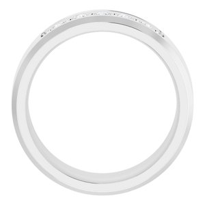 14K White 1/2 CTW Lab-Grown Diamond Band
