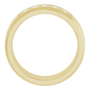 14K Yellow 1/2 CTW Lab-Grown Diamond Band