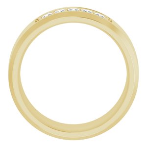 14K Yellow 1/5 CTW Lab-Grown Diamond Band