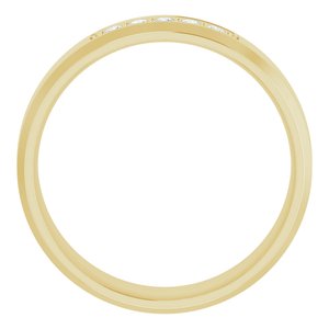 14K Yellow 1/6 CTW Lab-Grown Diamond Band