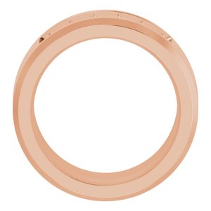 14K Rose 3/4 CTW Lab-Grown Diamond Band