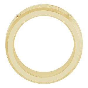 14K Yellow 3/4 CTW Lab-Grown Diamond Band