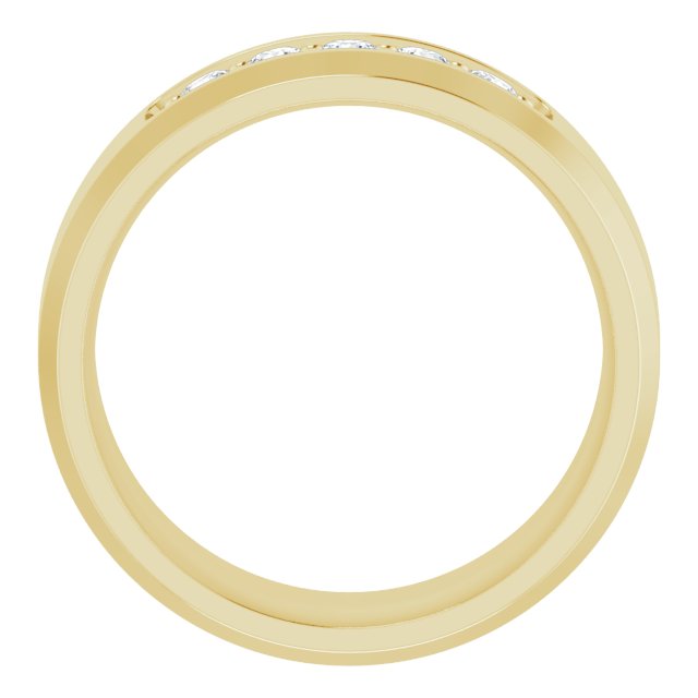 14K Yellow 1/6 CTW Lab-Grown Diamond Band