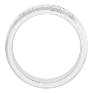 14K White 1/2 CTW Lab-Grown Diamond Band