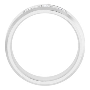 14K White 1/5 CTW Lab-Grown Diamond Band