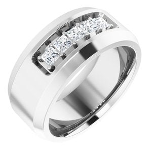 14K White 1/2 CTW Lab-Grown Diamond Band