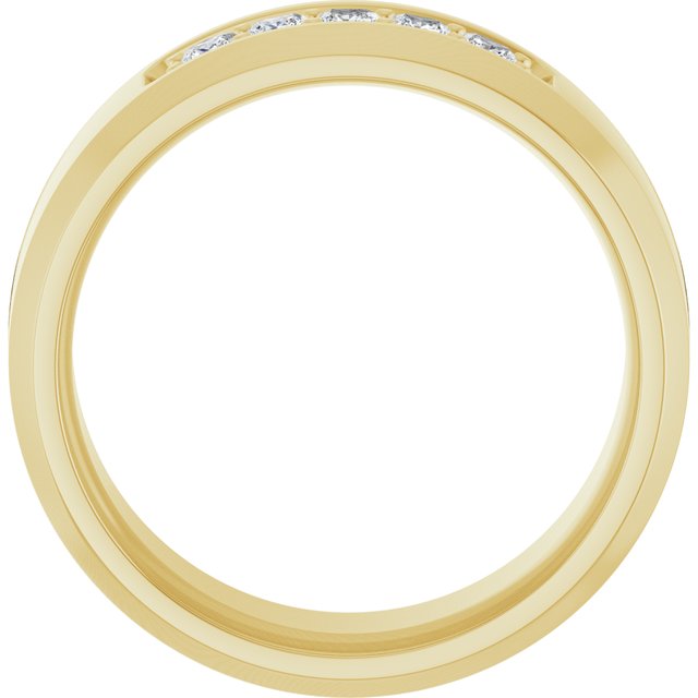 14K Yellow 1/5 CTW Lab-Grown Diamond Band