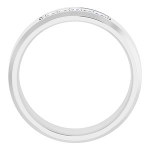 14K White 1/5 CTW Lab-Grown Diamond Band