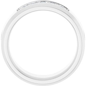 14K White 1/2 CTW Lab-Grown Diamond Band