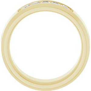 14K Yellow 1/2 CTW Lab-Grown Diamond Band