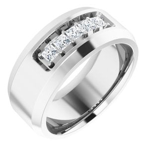 14K White 1/2 CTW Lab-Grown Diamond Band