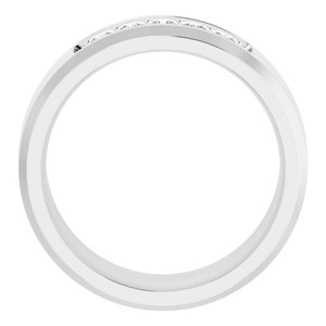 14K White 1/2 CTW Lab-Grown Diamond Band