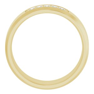14K Yellow 1/5 CTW Lab-Grown Diamond Band