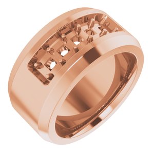 14K Rose 3/4 CTW Lab-Grown Diamond Band