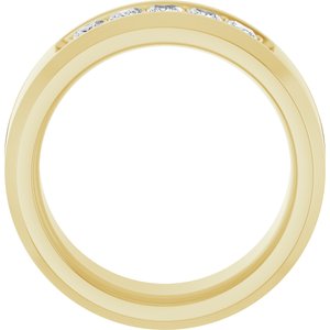 14K Yellow 1/2 CTW Lab-Grown Diamond Band