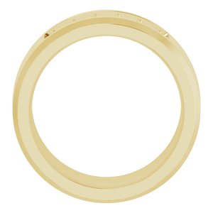 14K Yellow 3/4 CTW Lab-Grown Diamond Band