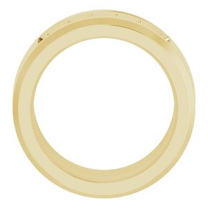 14K Yellow 3/4 CTW Lab-Grown Diamond Band
