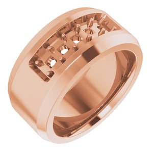14K Rose 3/4 CTW Lab-Grown Diamond Band