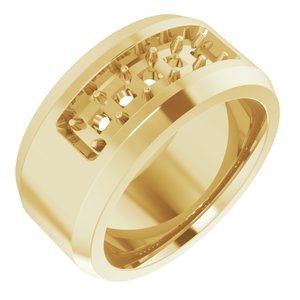 14K Yellow 3/4 CTW Lab-Grown Diamond Band
