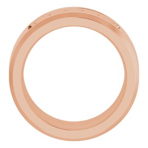 14K Rose 3/4 CTW Lab-Grown Diamond Band