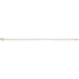 14K Rose 3 CTW Lab-Grown Diamond 7 1/4" Line Bracelet