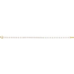 14K Yellow 6 1/5 CTW Lab-Grown Diamond 7" Bracelet