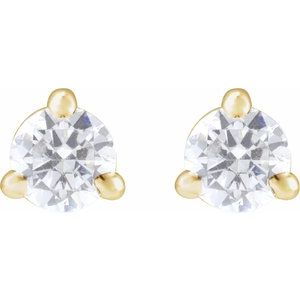 14K Yellow 1/5 CTW Lab-Grown Diamond Cocktail-Style Stud Earrings
