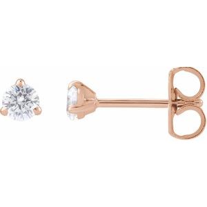 14K Rose 1/5 CTW Lab-Grown Diamond Cocktail-Style Stud Earrings