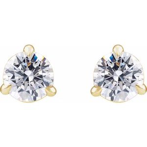 14K Yellow 3/4 CTW Lab-Grown Diamond Cocktail-Style Stud Earrings