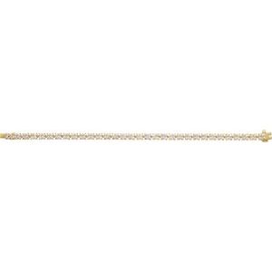 14K Yellow 5 1/3 CTW Lab-Grown Diamond Line 7 1/4" Bracelet