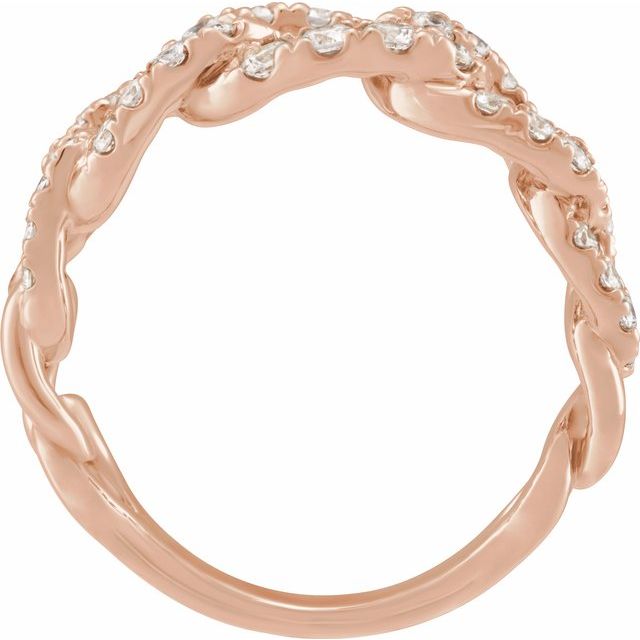 14K Rose 1 CTW Lab-Grown Diamond Ring