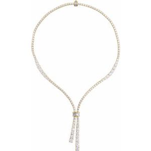 14K Yellow 26 1/5 CTW Lab-Grown Diamond 20" Necklace