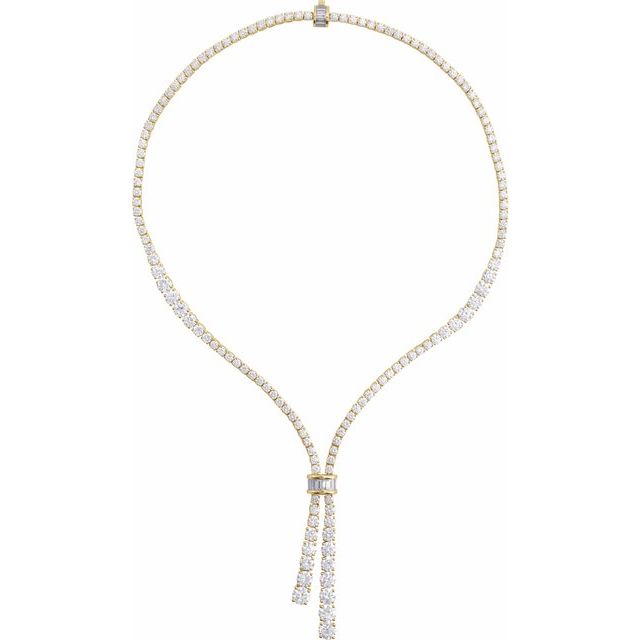14K Yellow 26 1/5 CTW Lab-Grown Diamond 20" Necklace